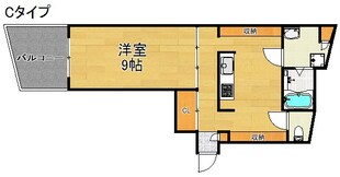 岸里駅 徒歩1分 4階の物件間取画像